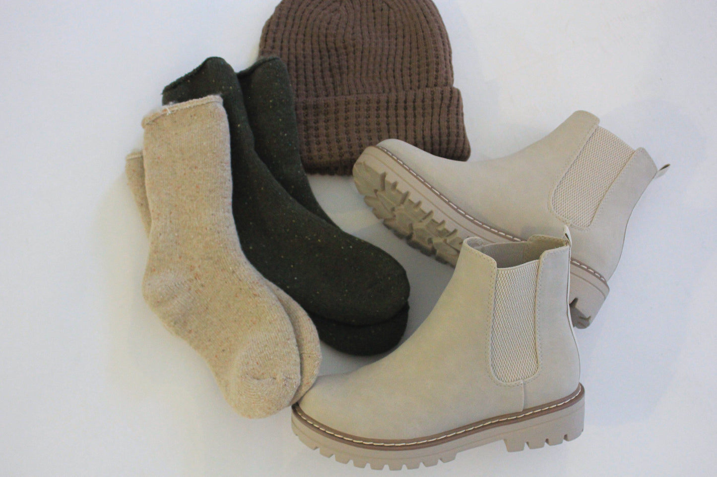 'Kingston' Boots in Sand