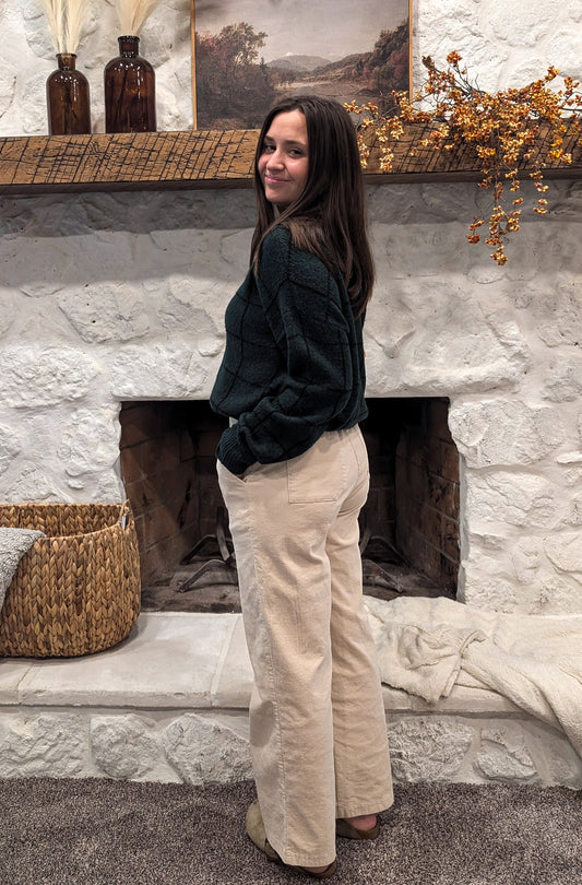 'Cypress' Corduroy Pants in Cream