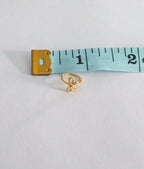 Small Bow Earrings in Gold