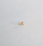 Small Bow Earrings in Gold