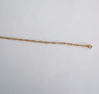 Paperclip Chain Bracelet in Gold