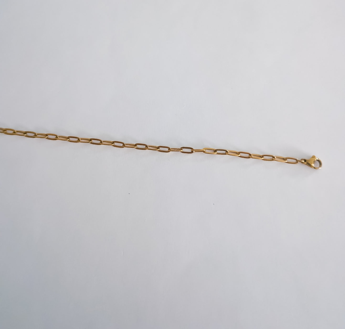 Paperclip Chain Bracelet in Gold