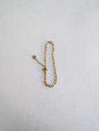 Paperclip Chain Bracelet in Gold