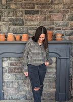 'Erica' Plaid Print Top FINAL SALE