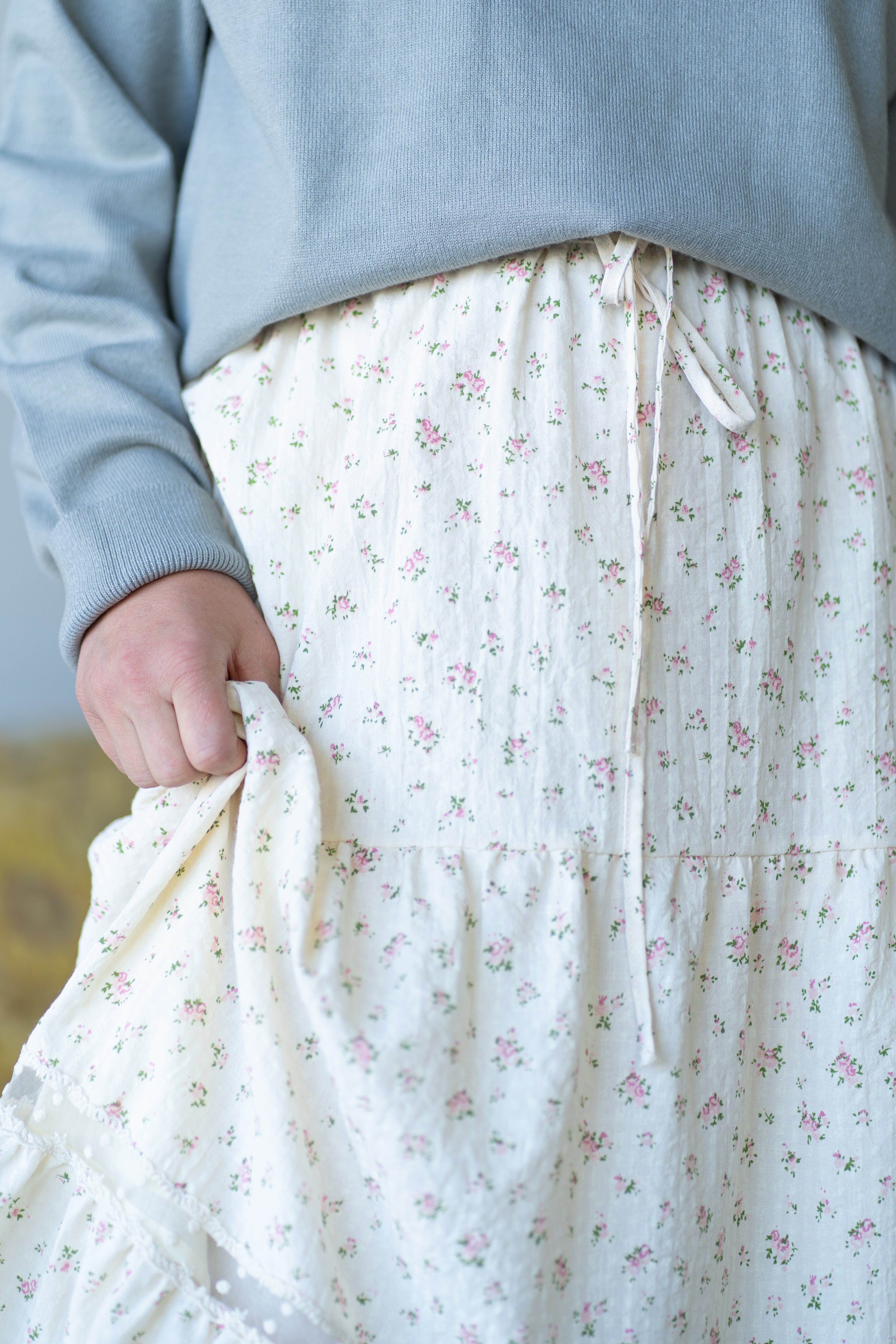'Odessa' Floral Print Maxi Shirt