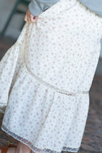 'Odessa' Floral Print Maxi Shirt