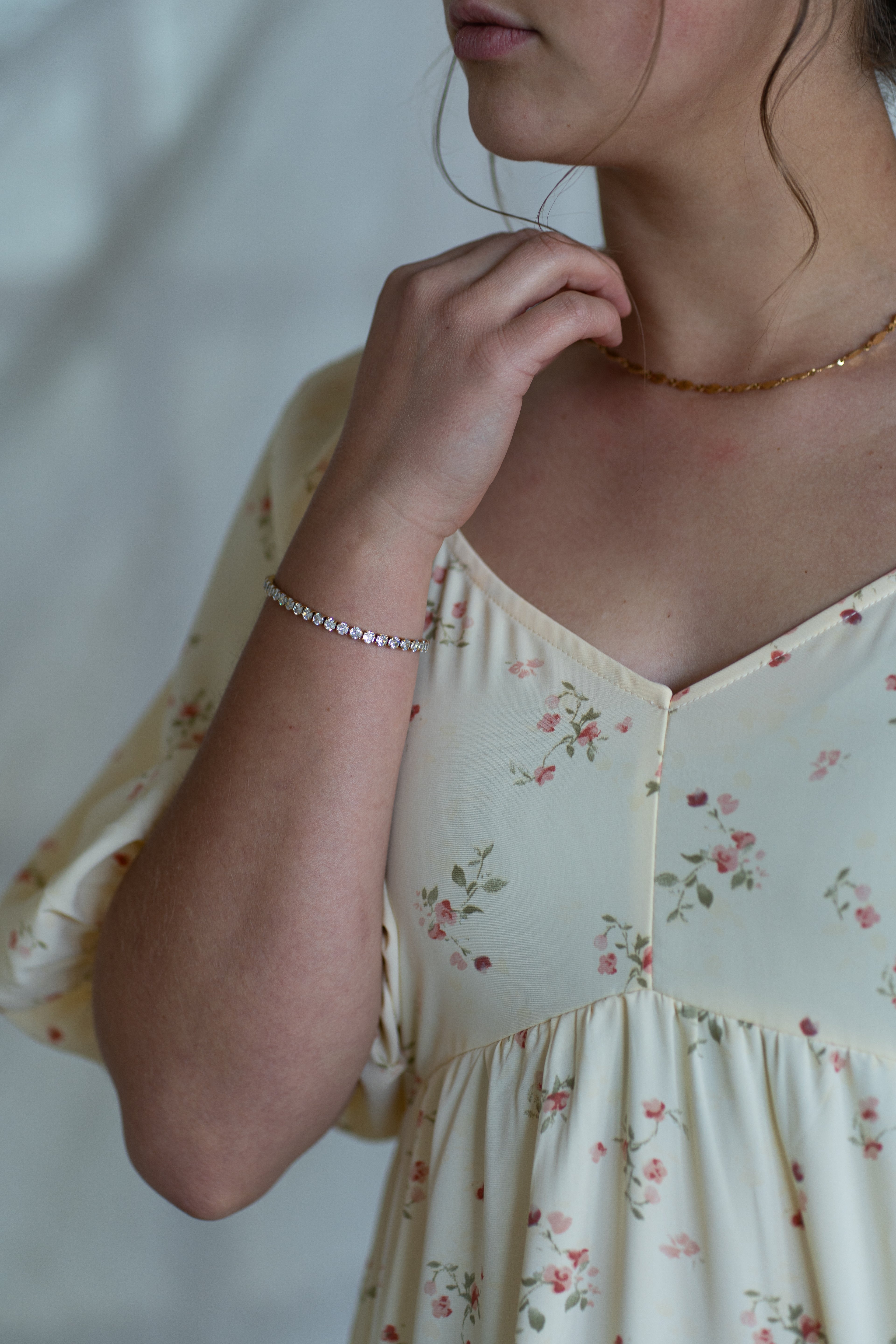 Gold Tennis Bracelet