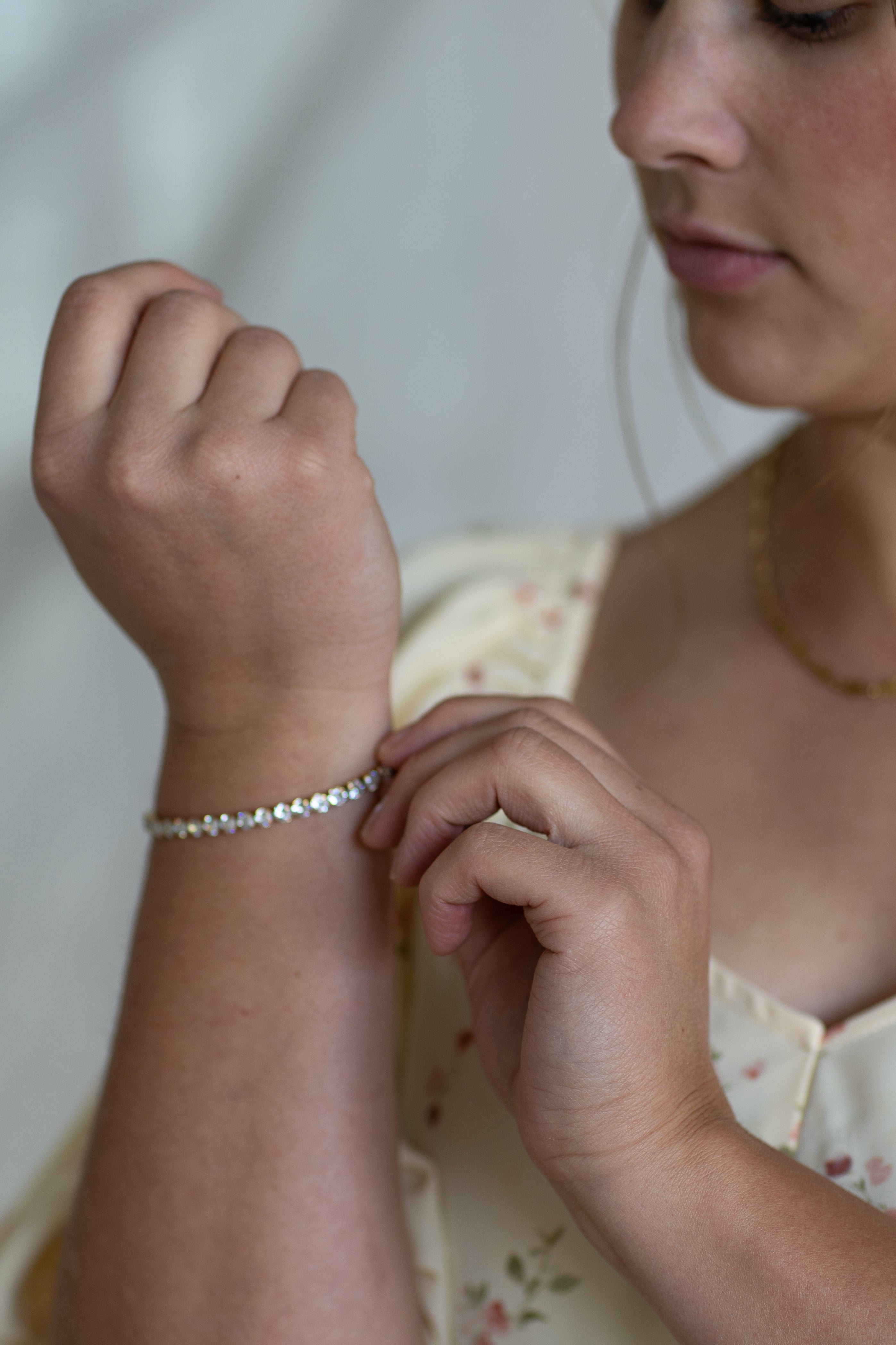 Gold Tennis Bracelet