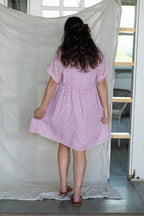 'Wren' Baby Doll Mini Dress in Pink