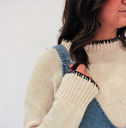 'Everett' Denim Jumper Dress in Light Wash