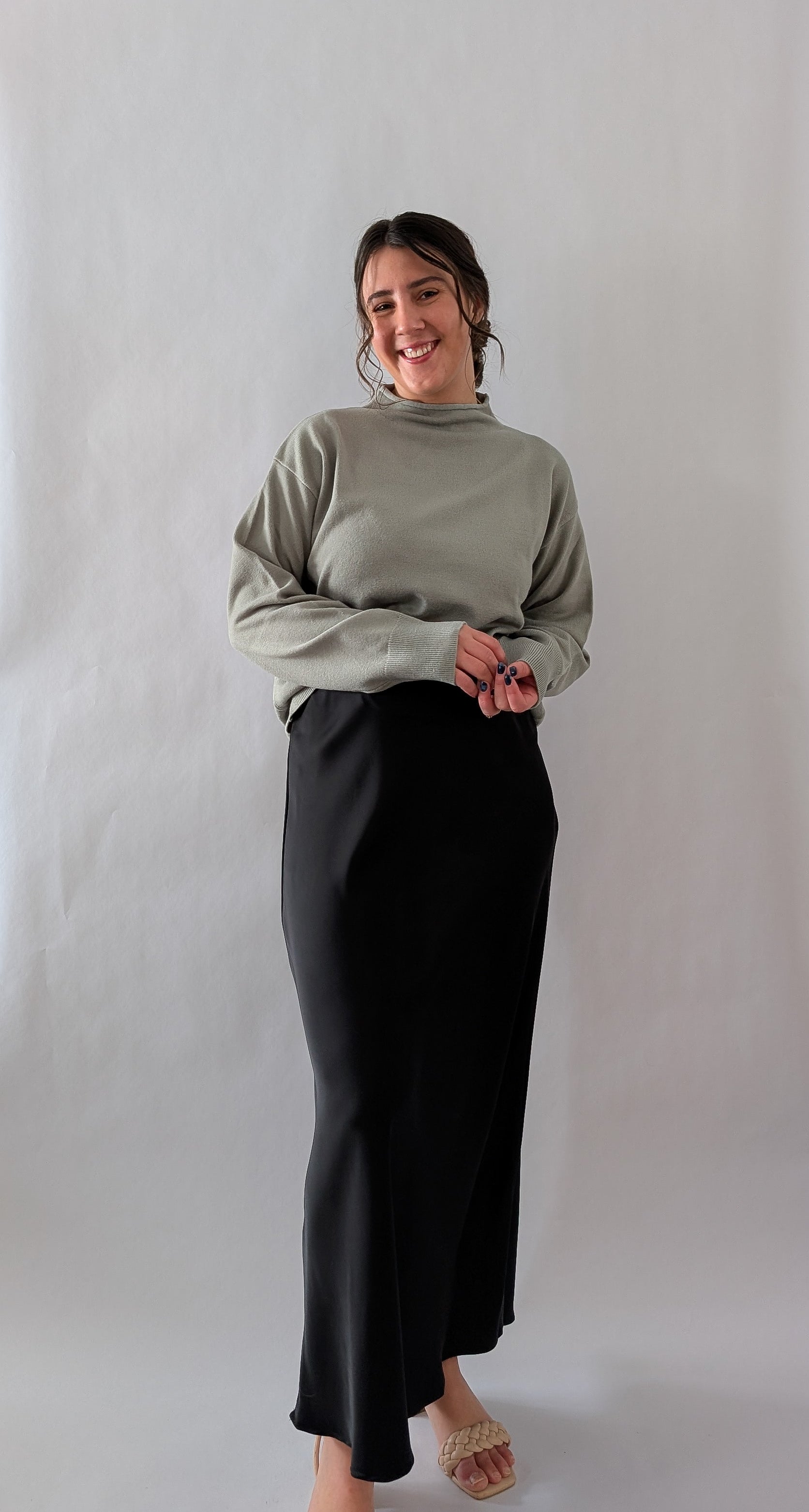 'Stella' Satin Maxi Skirt FINAL SALE