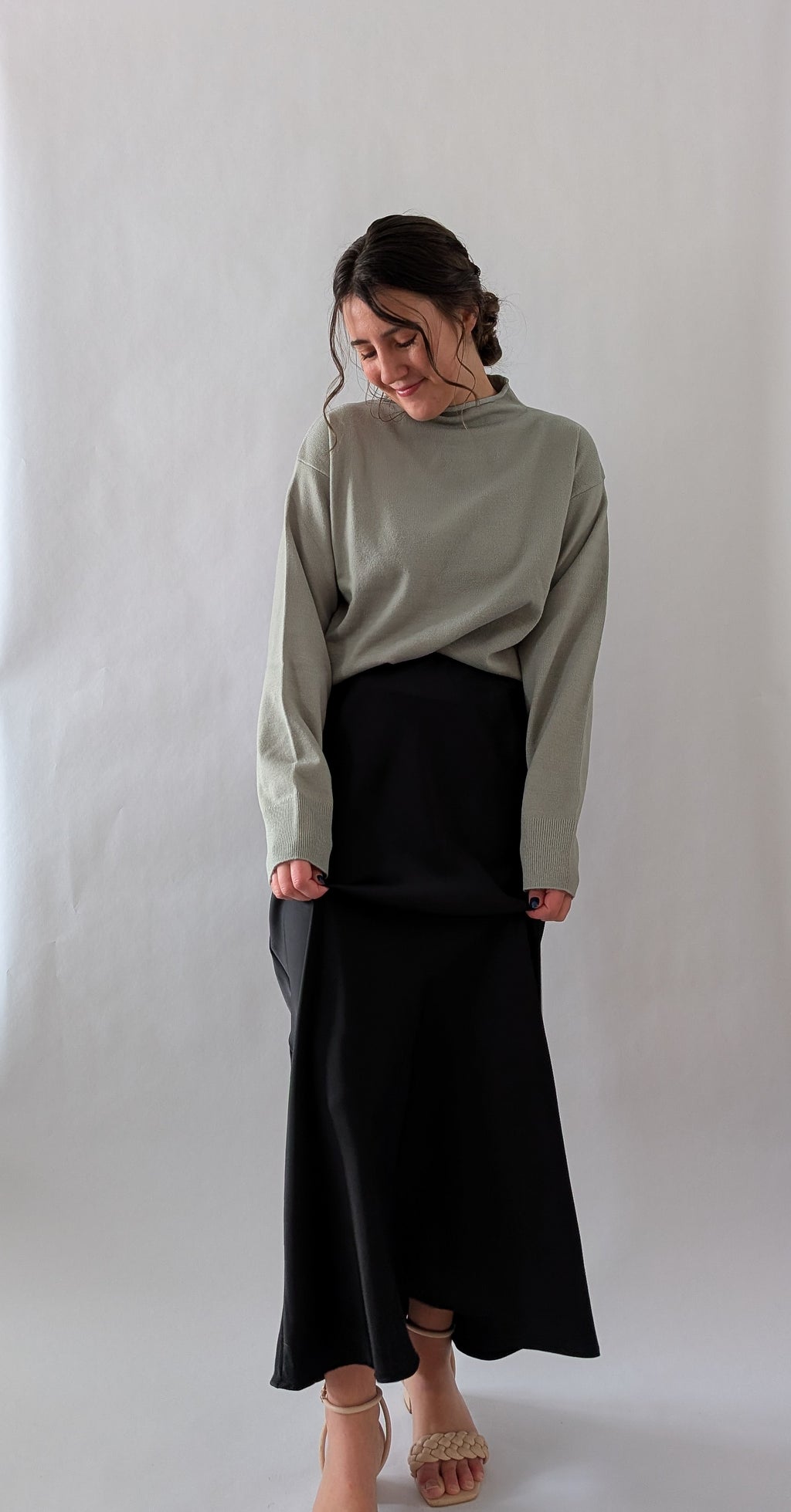 'Stella' Satin Maxi Skirt FINAL SALE