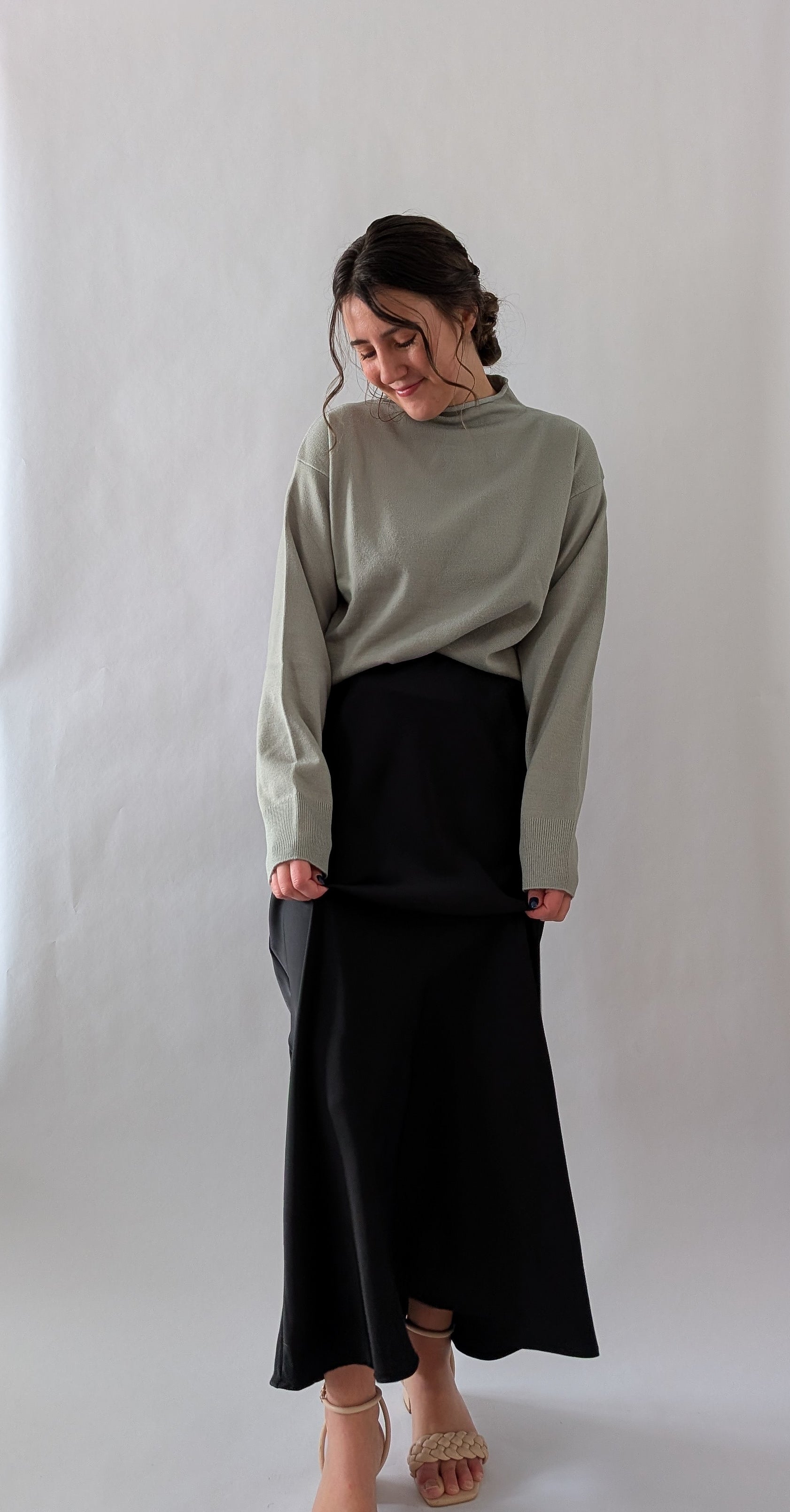 'Stella' Satin Maxi Skirt FINAL SALE