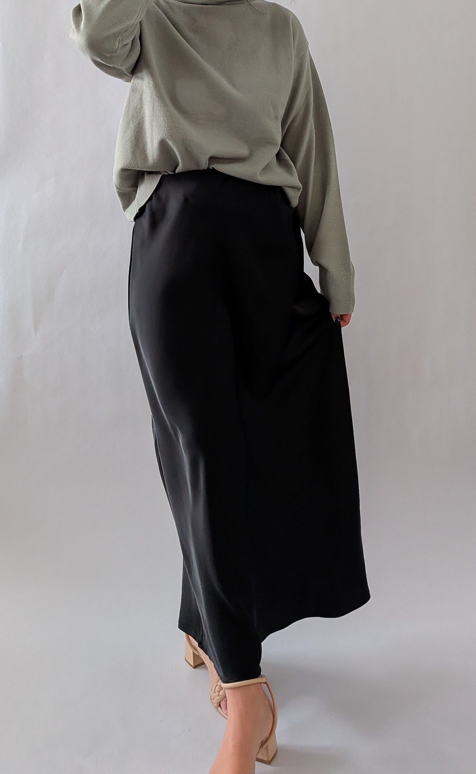 'Stella' Satin Maxi Skirt FINAL SALE