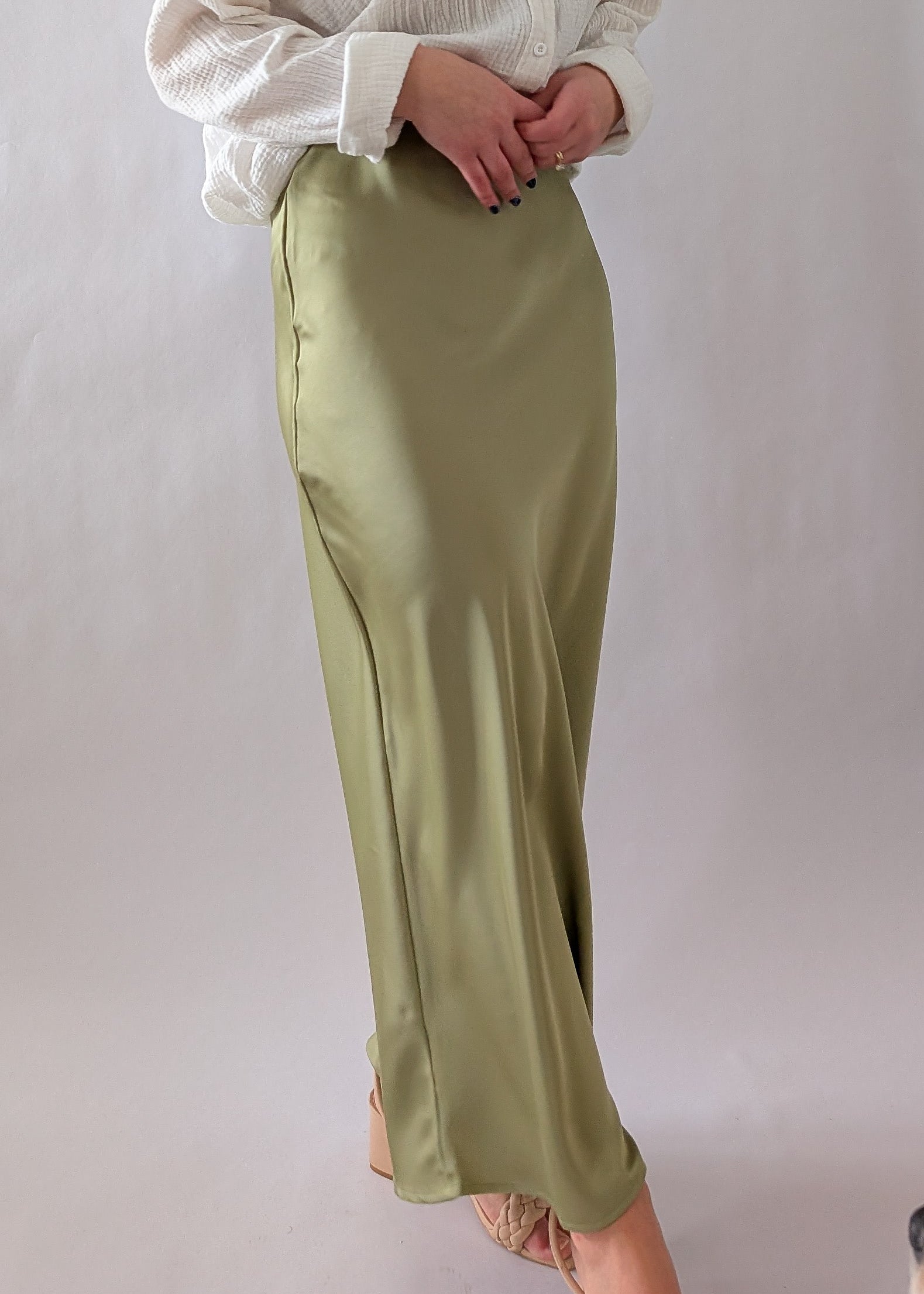 'Stella' Satin Maxi Skirt FINAL SALE