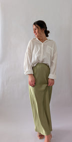 'Stella' Satin Maxi Skirt FINAL SALE
