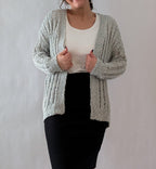 'Roxi' Lose Knit Cardigan in Soft Blue FINAL SALE