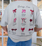 God Says I Am Oversized Graphic Tee FINAL SALE