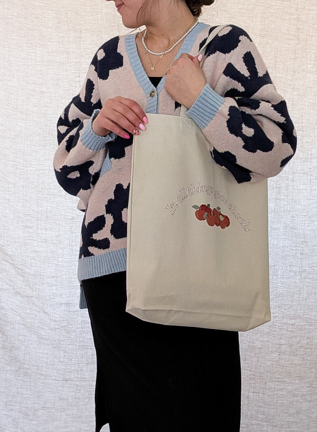 In All Things Give Thanks Tote Bag