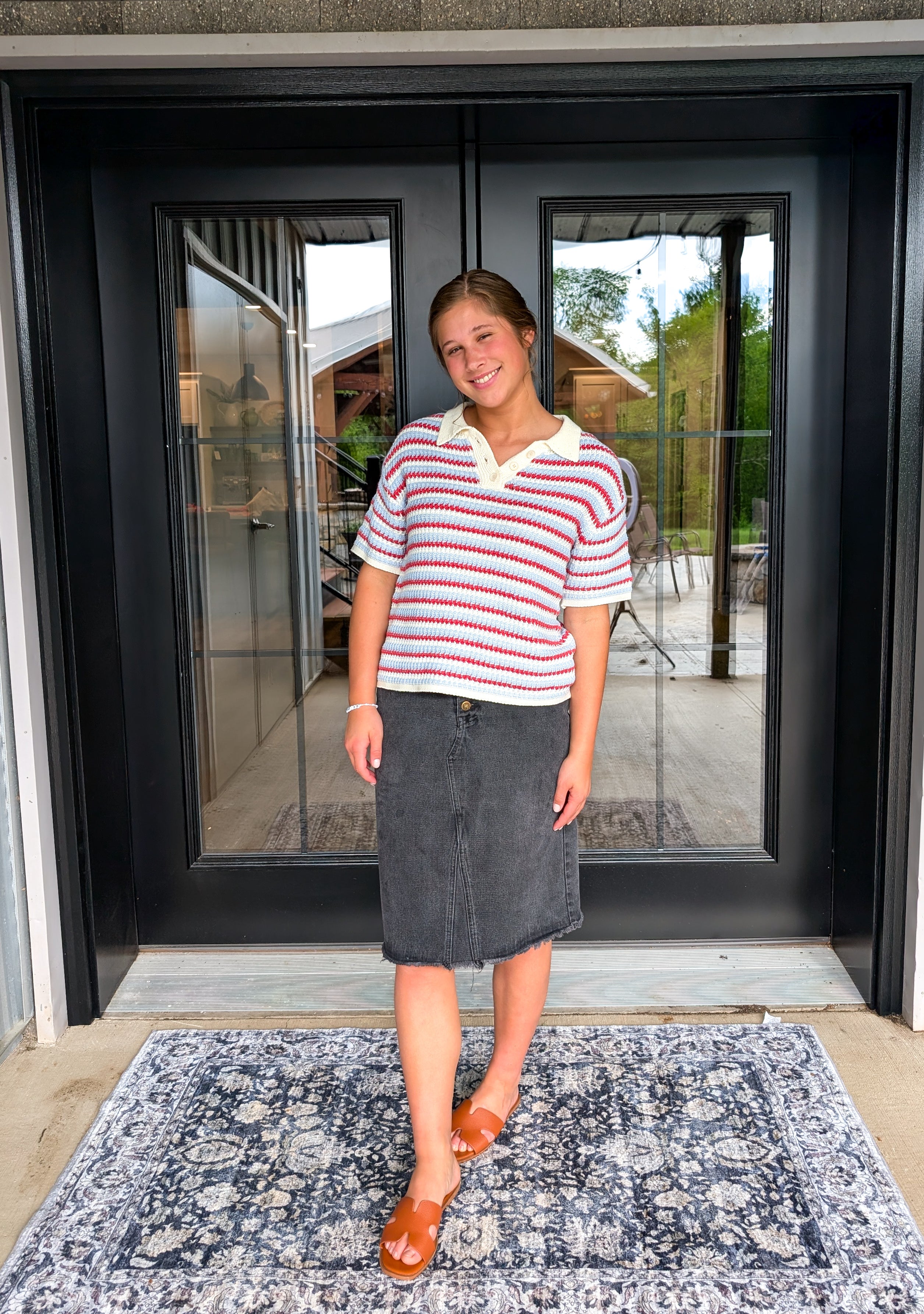 The 'Ameris' Crochet Top in Ivory