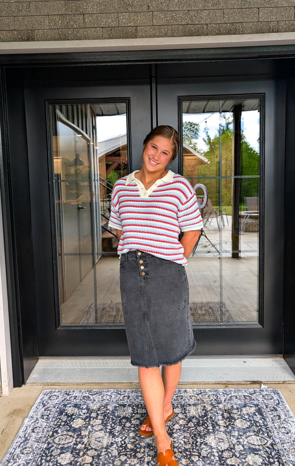 The 'Ameris' Crochet Top in Ivory