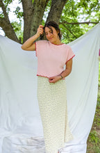 'Bonnie' Crochet Top in Soft Pink