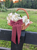 Crochet Bow Barrette