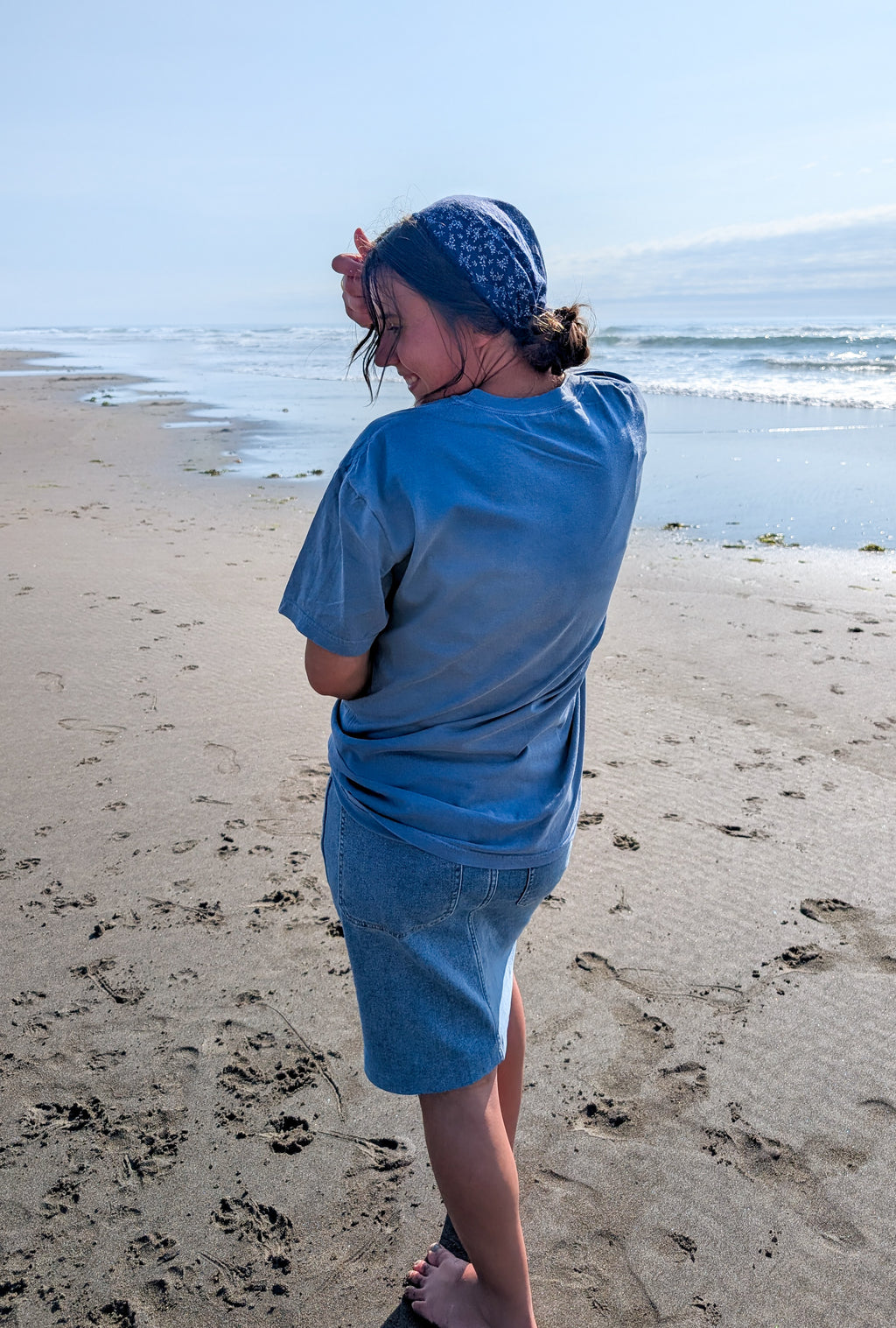 Psalm 23 Graphic Tee in Deep Blue