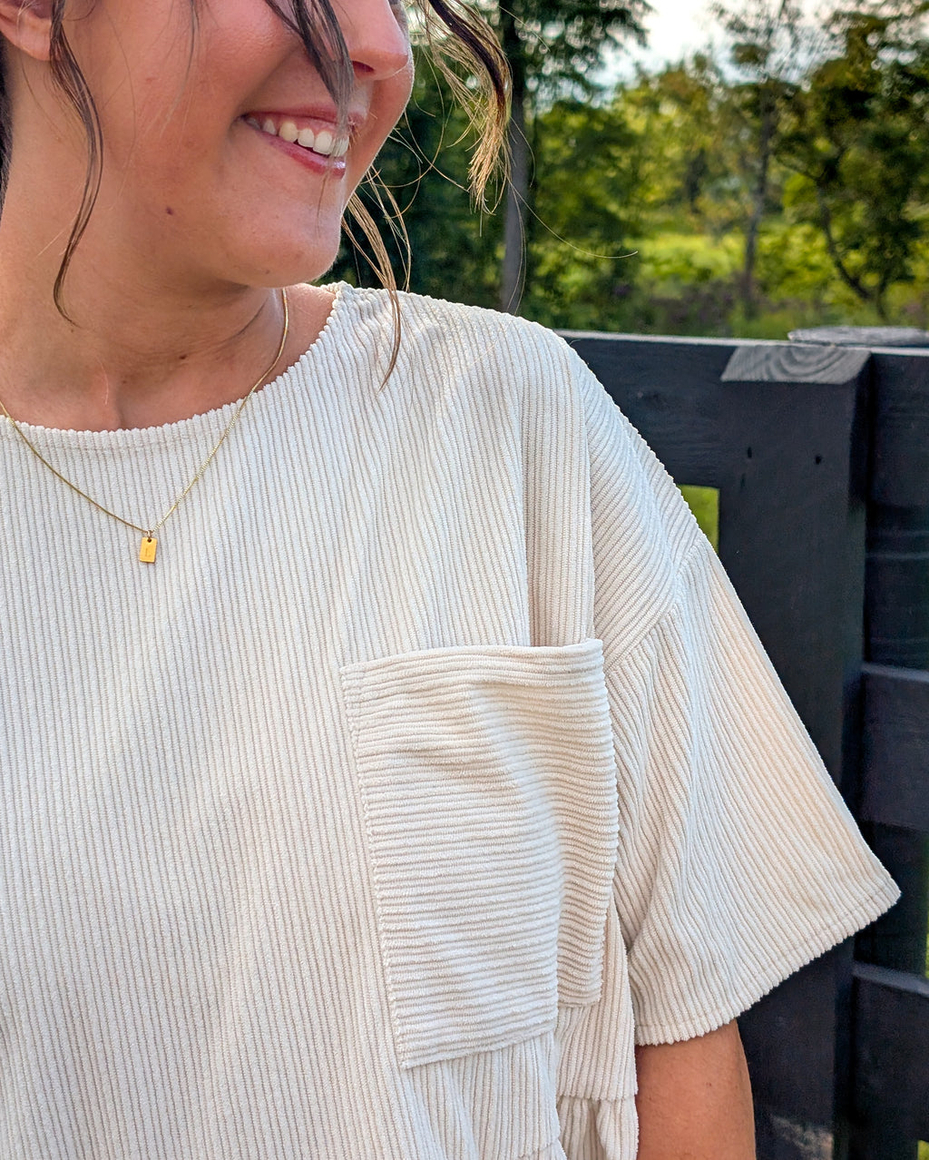 'Wyatt' Cordery Midi Dress in Cream