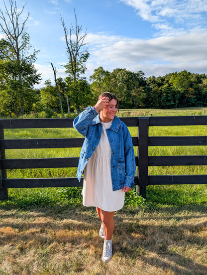 'James' Denim Jacket in Dark Wash