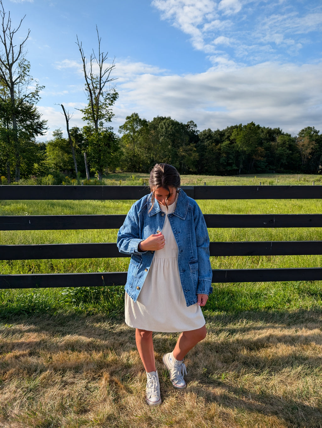 'James' Denim Jacket in Dark Wash
