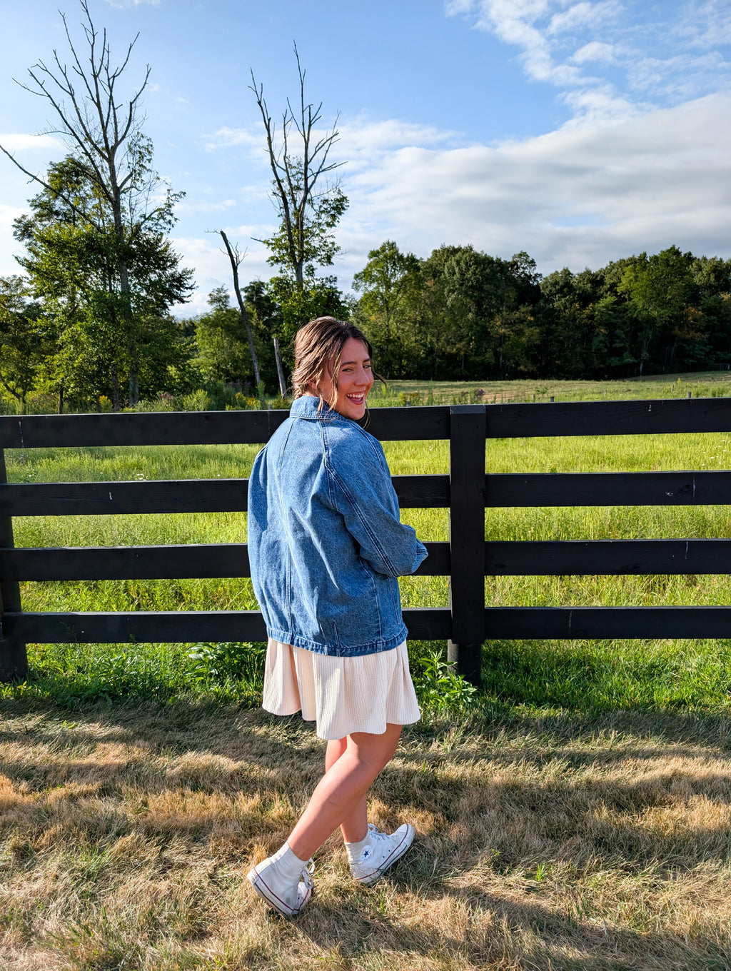 'James' Denim Jacket in Dark Wash
