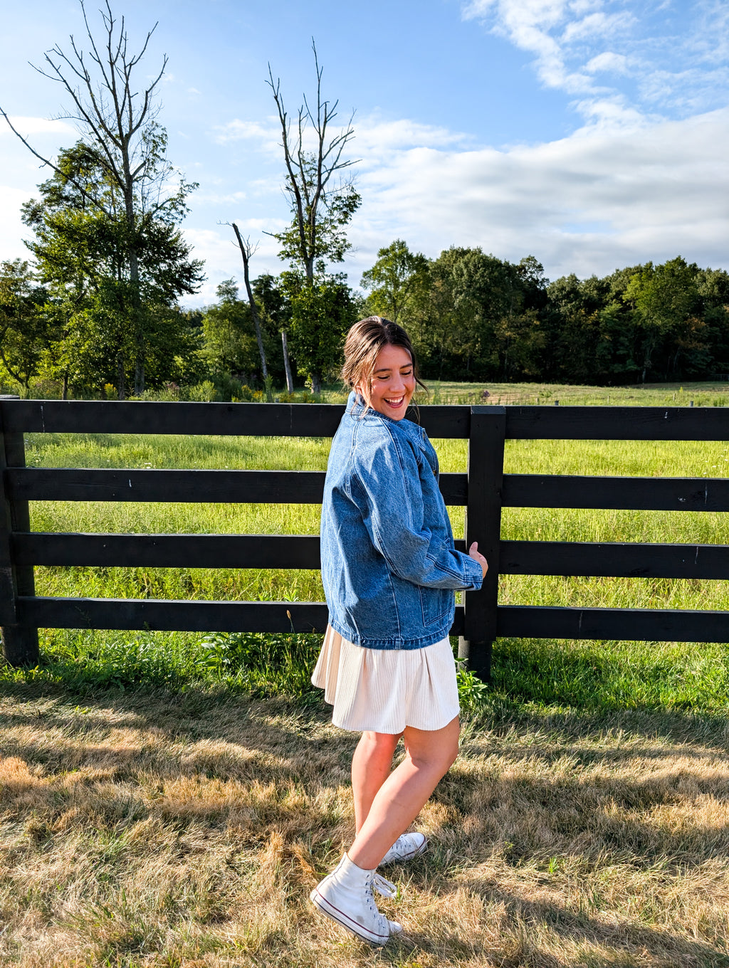 'James' Denim Jacket in Dark Wash