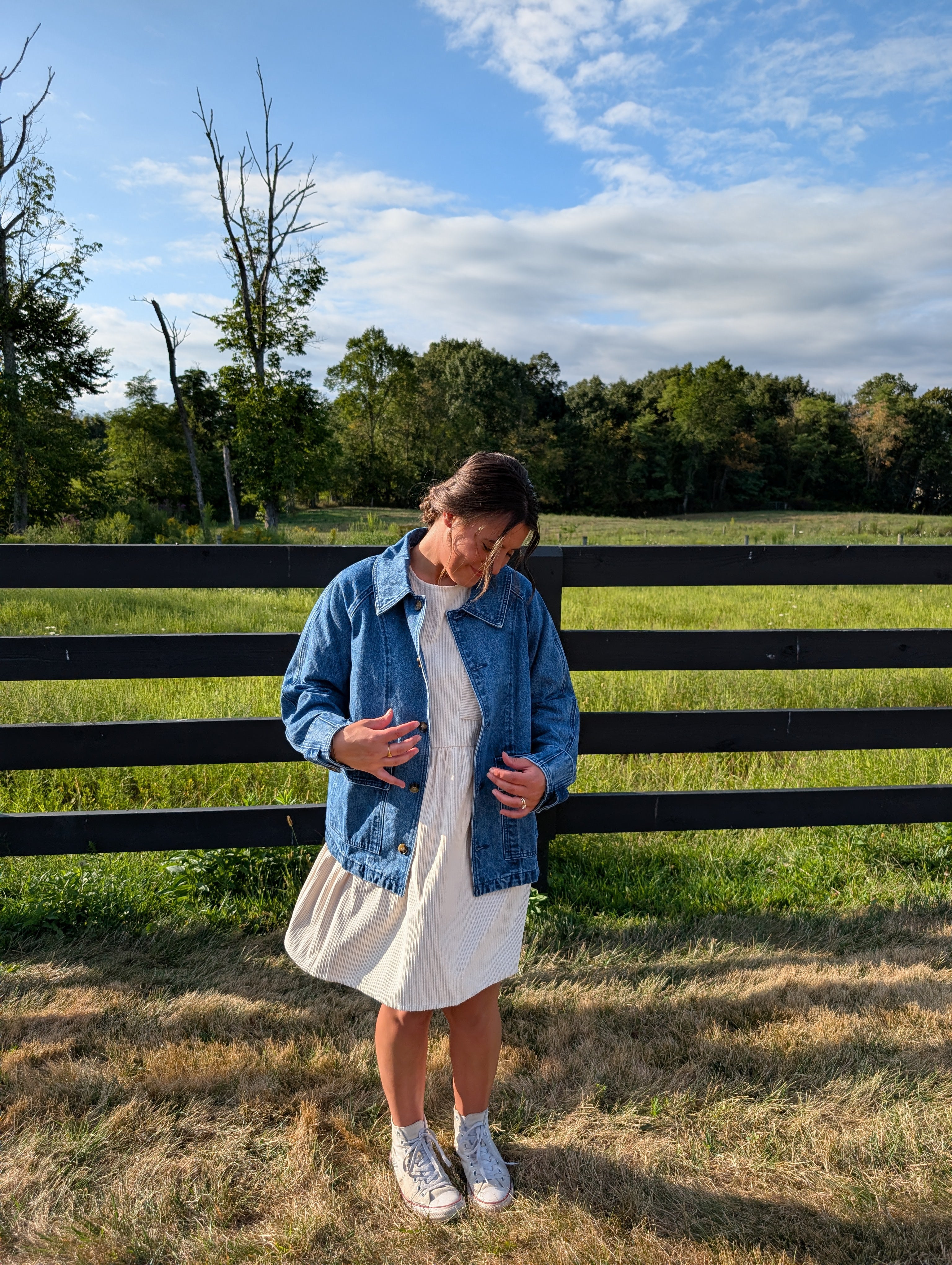 'James' Denim Jacket in Dark Wash