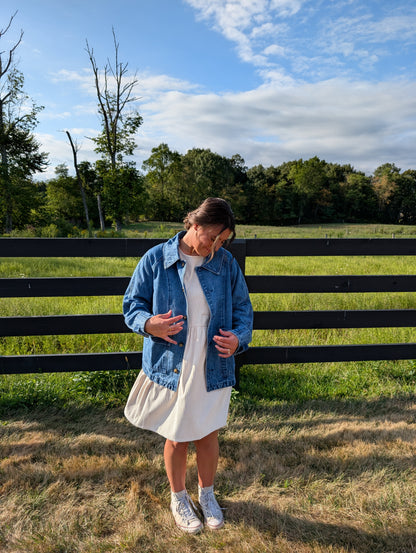 'James' Denim Jacket in Dark Wash