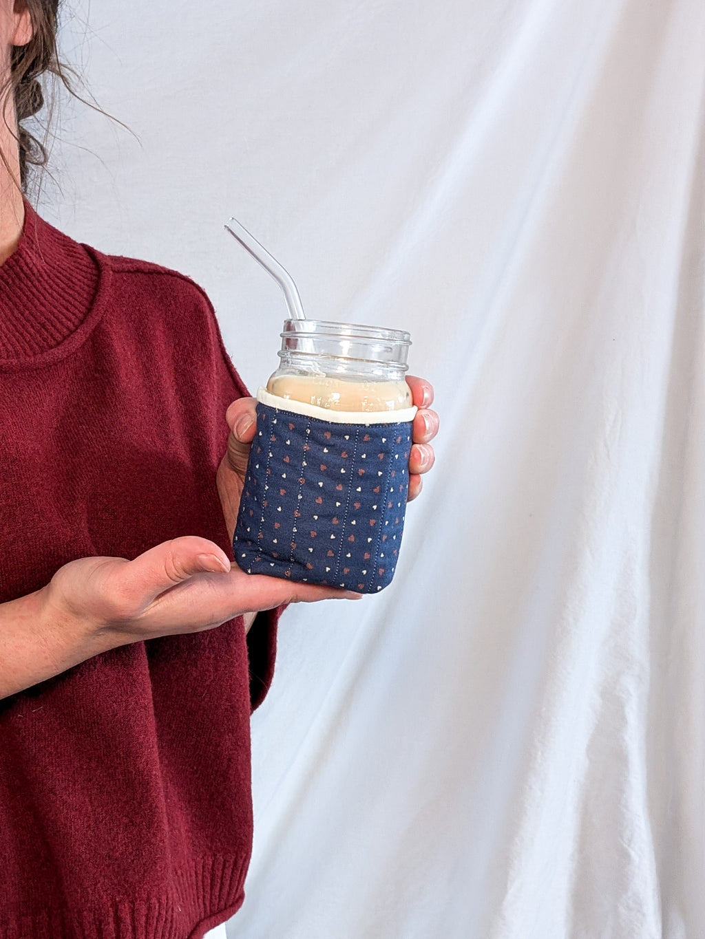 Morning Coffee Masion Jar Koozie