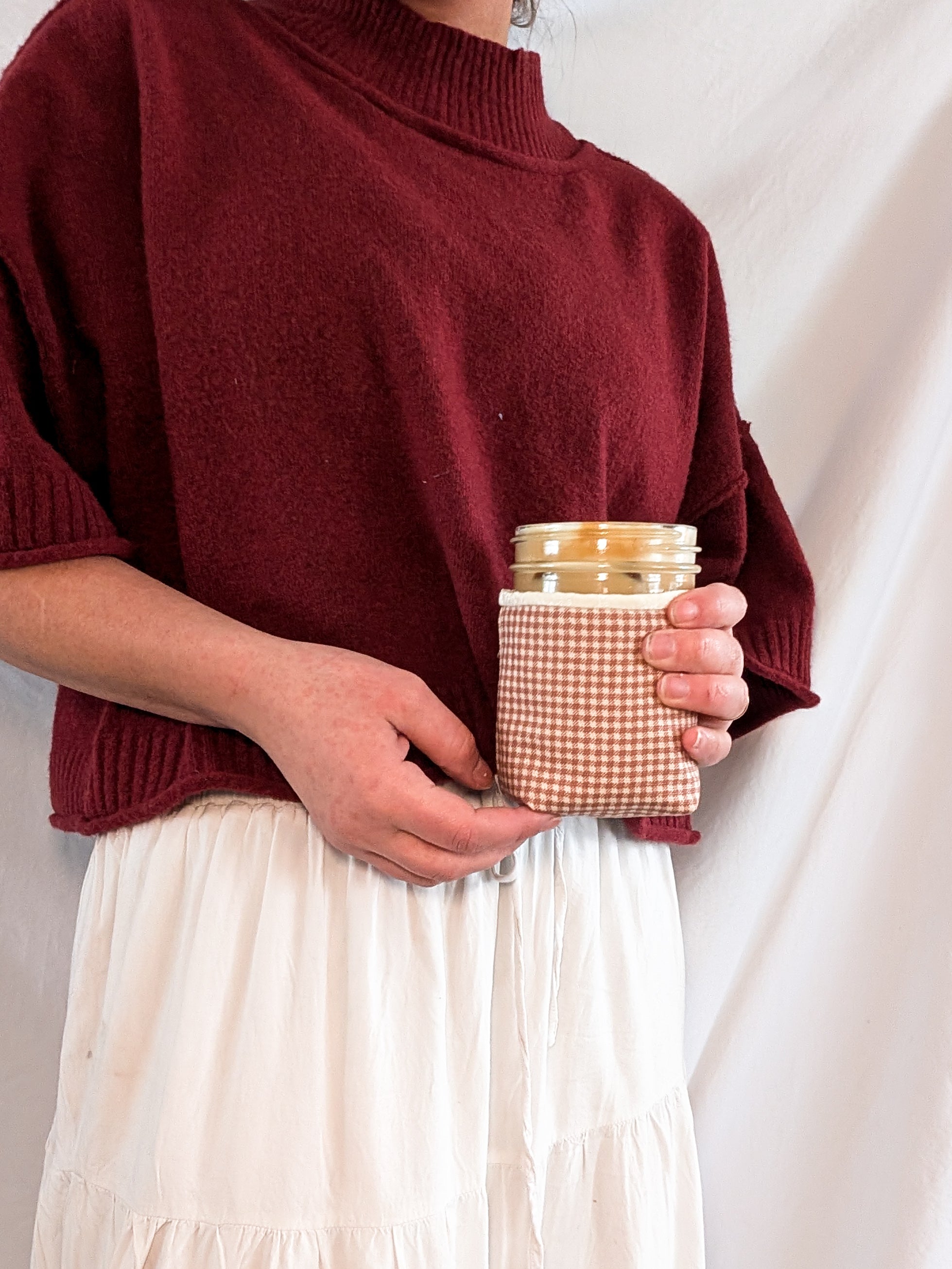 Morning Coffee Masion Jar Koozie