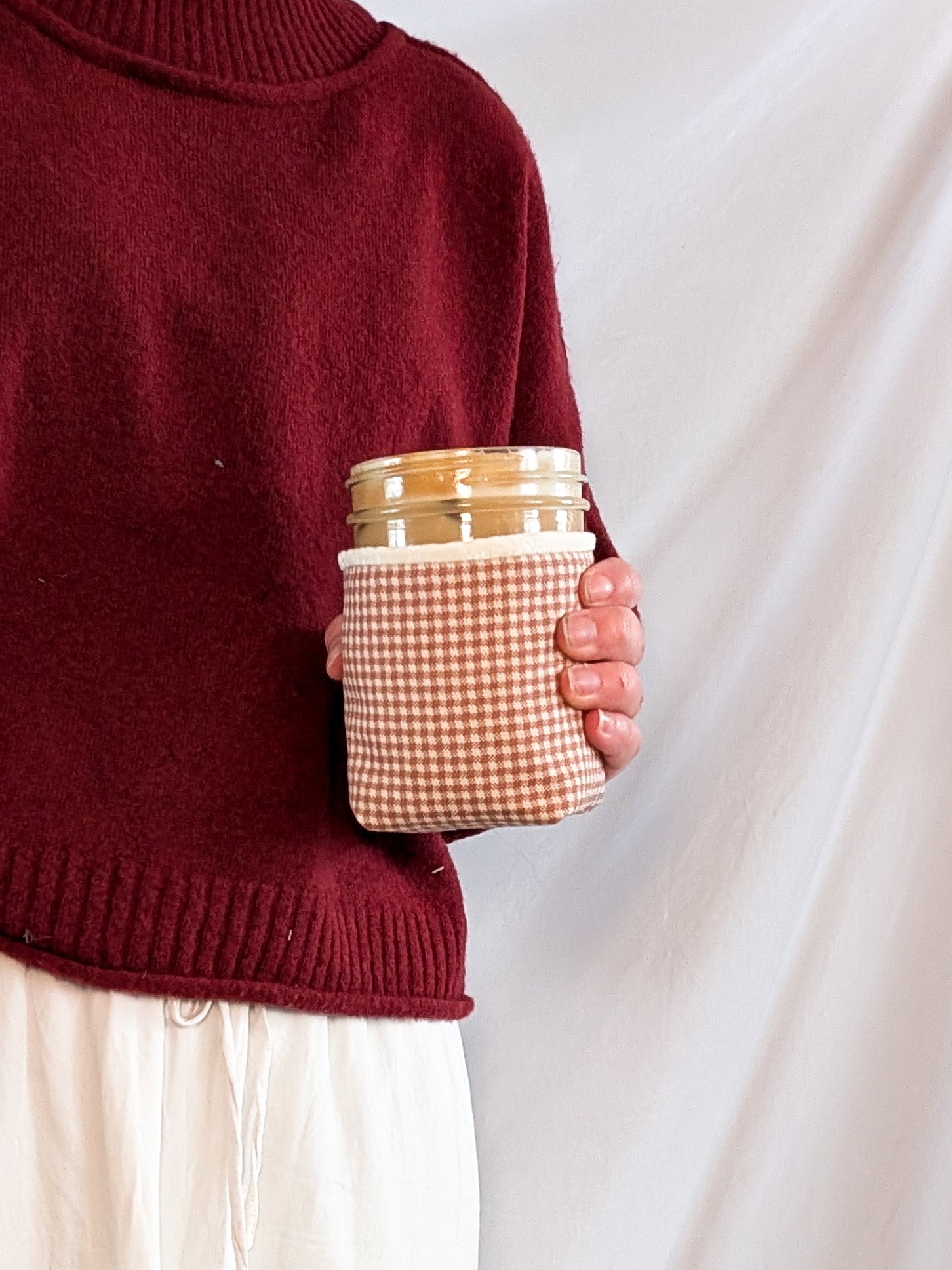 Morning Coffee Masion Jar Koozie