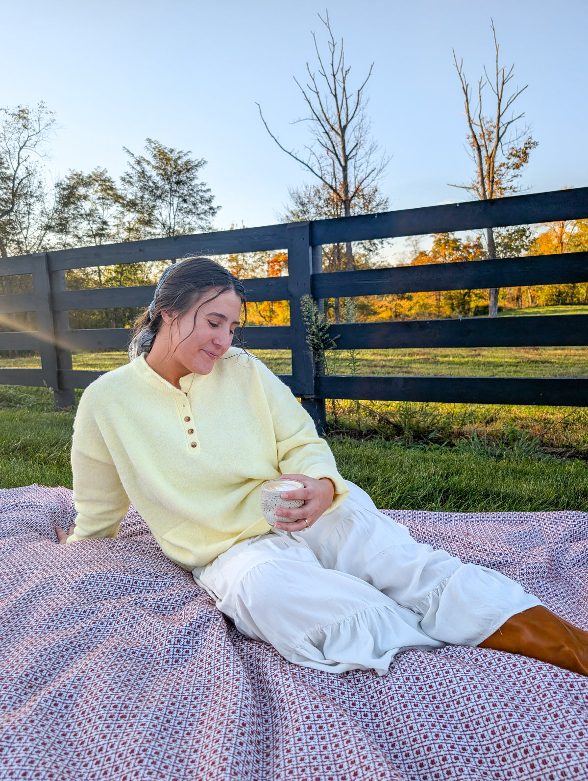 'Remi' Button Up Sweater in Butter Yellow