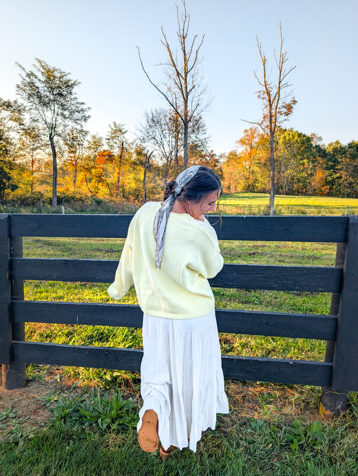 'Remi' Button Up Sweater in Butter Yellow