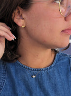 Small Bow Earrings in Gold