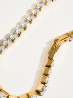 Gold Tennis Bracelet