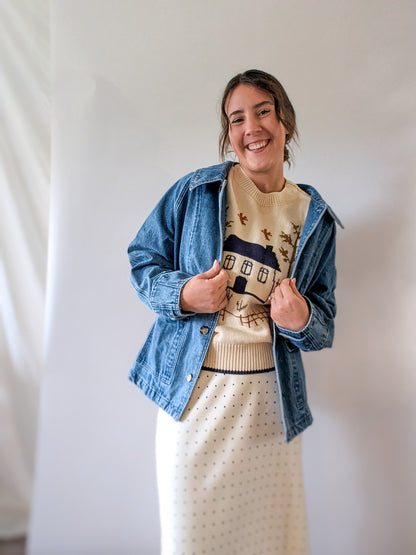'Carter' Sweater Vest in Cream